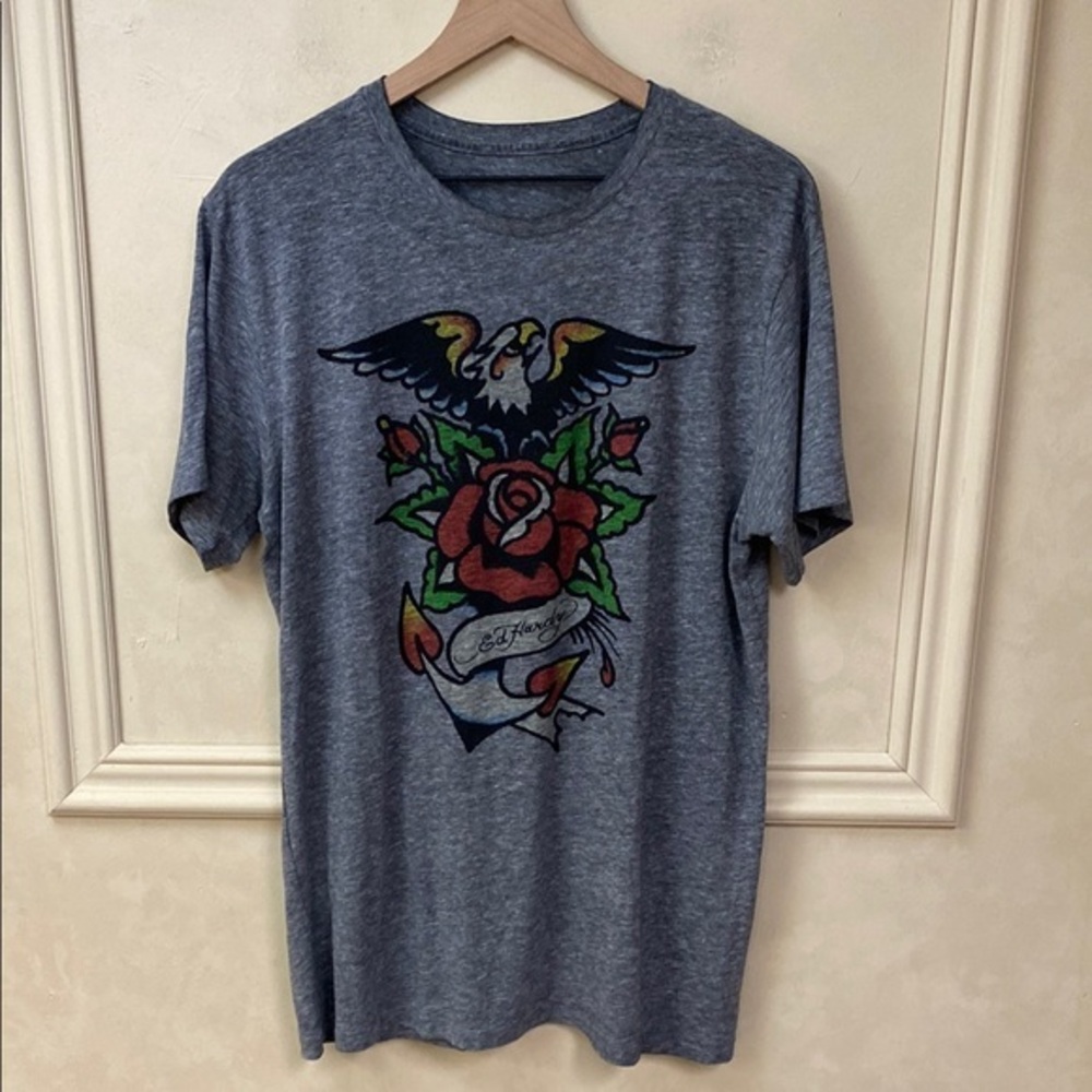 Y2K Ed Hardy x Christian Audigier Tee